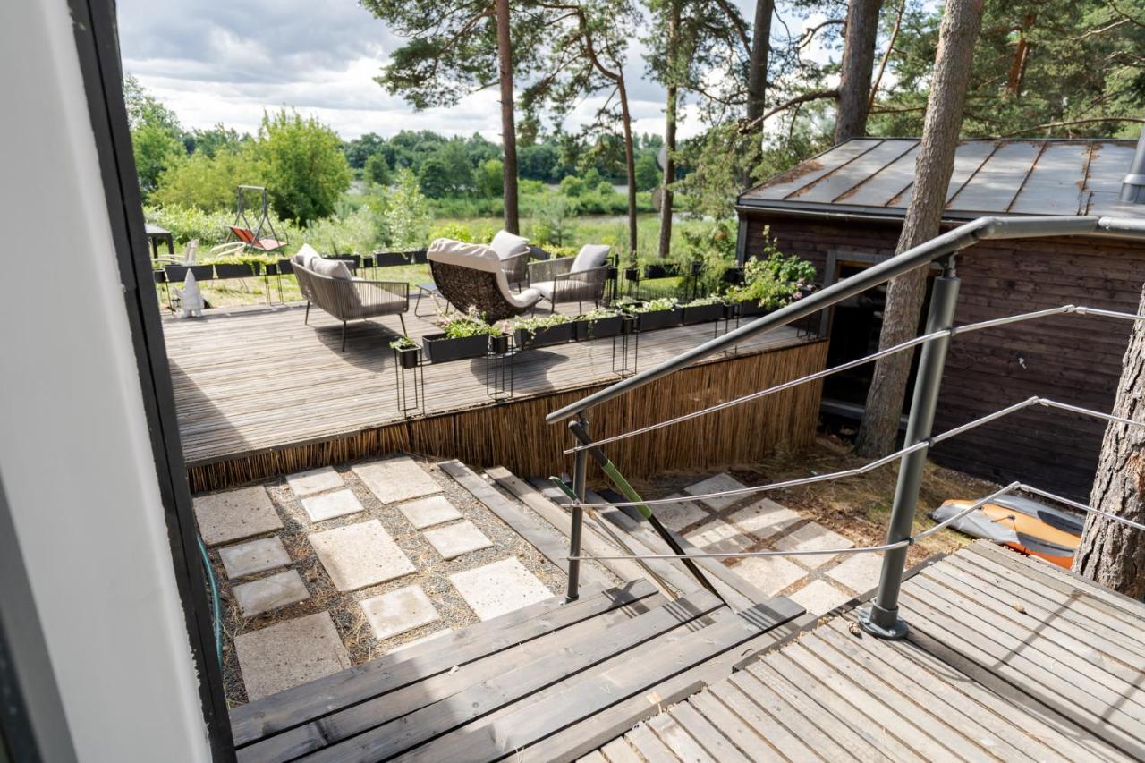 Gaujaclub - 3 Rooms Design Lofts Riverside Gauja  Bagian luar foto